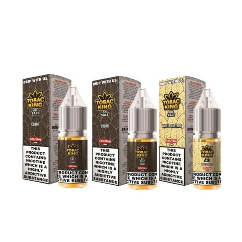 Tobac King 10ML Nic Salt (Pack of 10) - Best Vape Wholesale