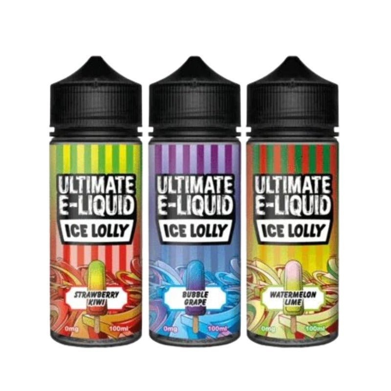 Ultimate E-Liquid Ice Lolly 100ML Shortfill - Best Vape Wholesale