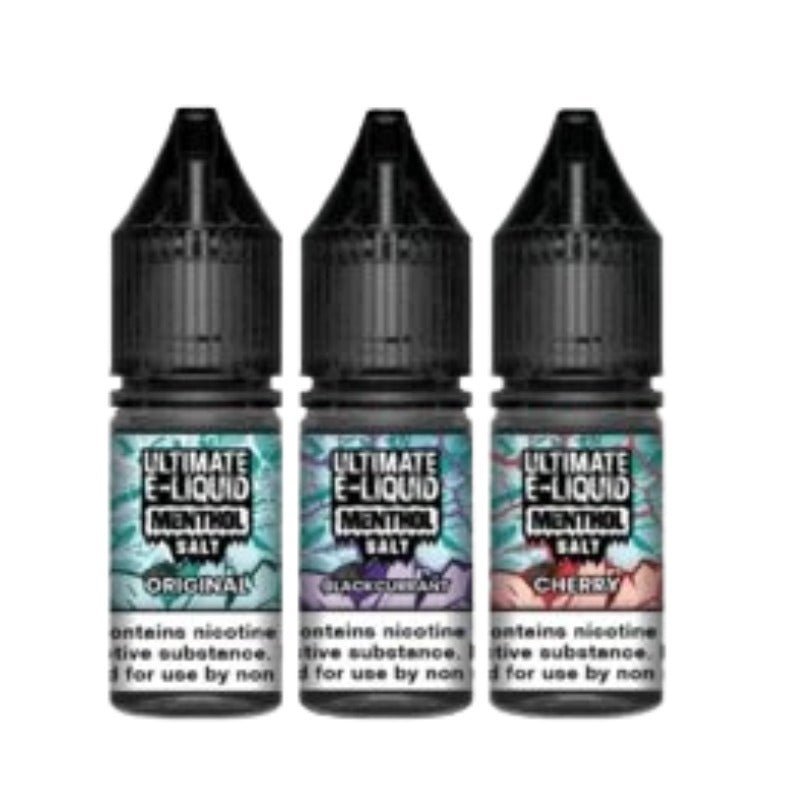 Ultimate E-Liquid Menthol 10ML Nic Salt (Pack of 10) - Best Vape Wholesale