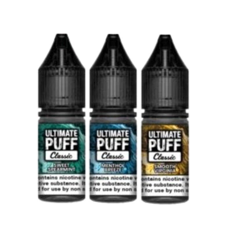 Ultimate Puff 50/50 Classic 10ML Shortfill (Pack of 10) - Best Vape Wholesale