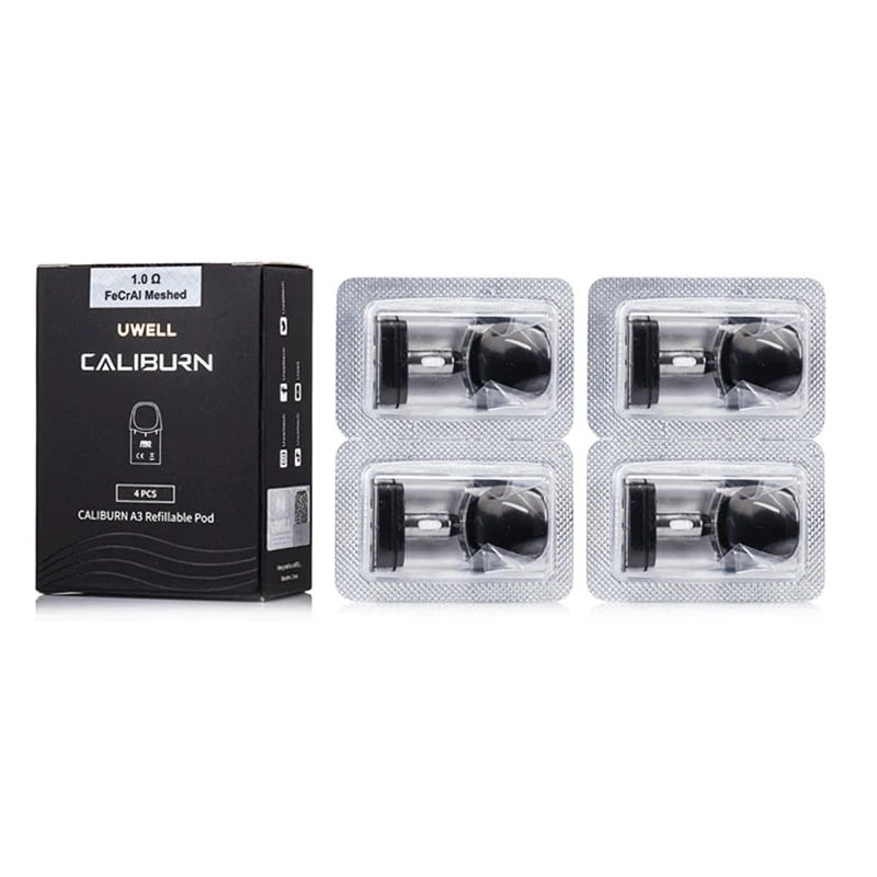 Uwell Caliburn A3 Pods-Pack of 4 - Best Vape Wholesale