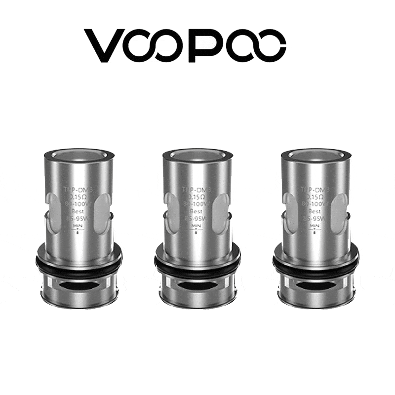VOOPOO TPP-DM3 Coil 0.15ohm 3PCS/Pack - Best Vape Wholesale