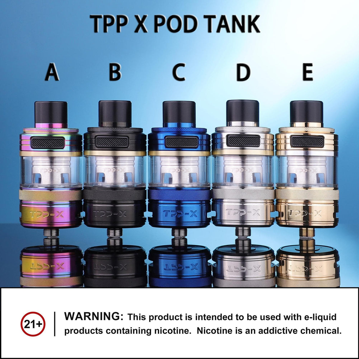 Voopoo TPP X Pod Tank - Best Vape Wholesale