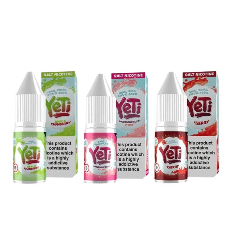 Yeti 10ml Nic Salt (Pack of 10) - Best Vape Wholesale